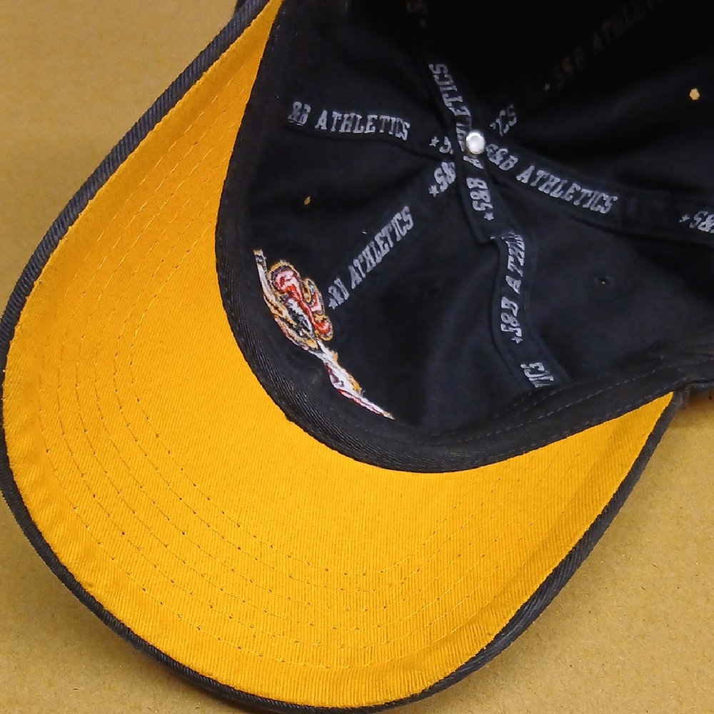 Steve & Barry's Vintage Cocks Baseball Black Cap with Rooster Embroidery XXL - Picture 4 of 6
